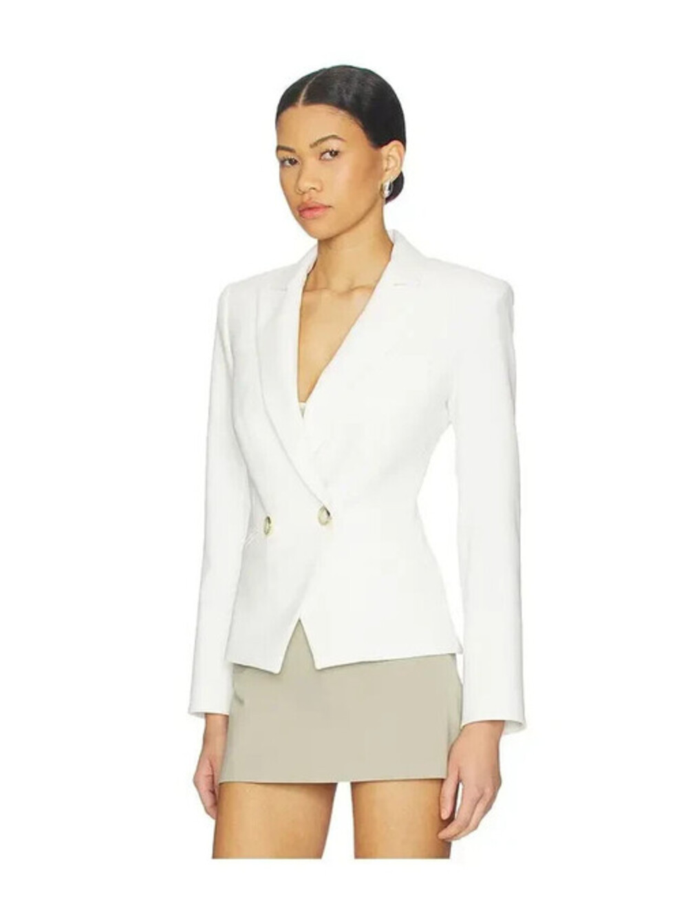 NEW, VERONICA BEARD Cropped Rickie Dickey Jacket in White Sz 6 #SJ2398 - Picture 6 of 14